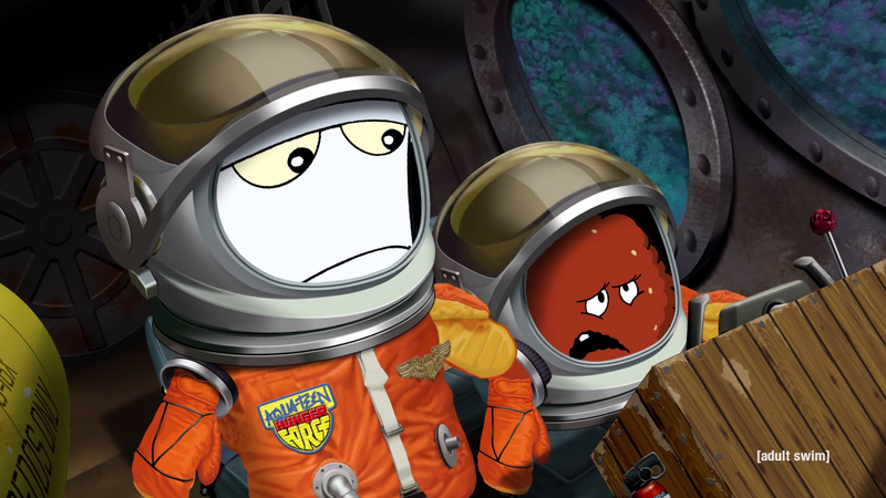 Shake and Meatwad blast off to adventure one last time